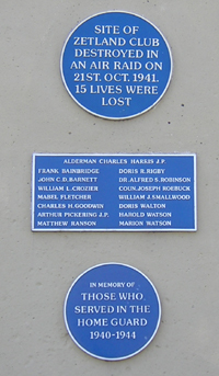 War Memorial Blue Plaques